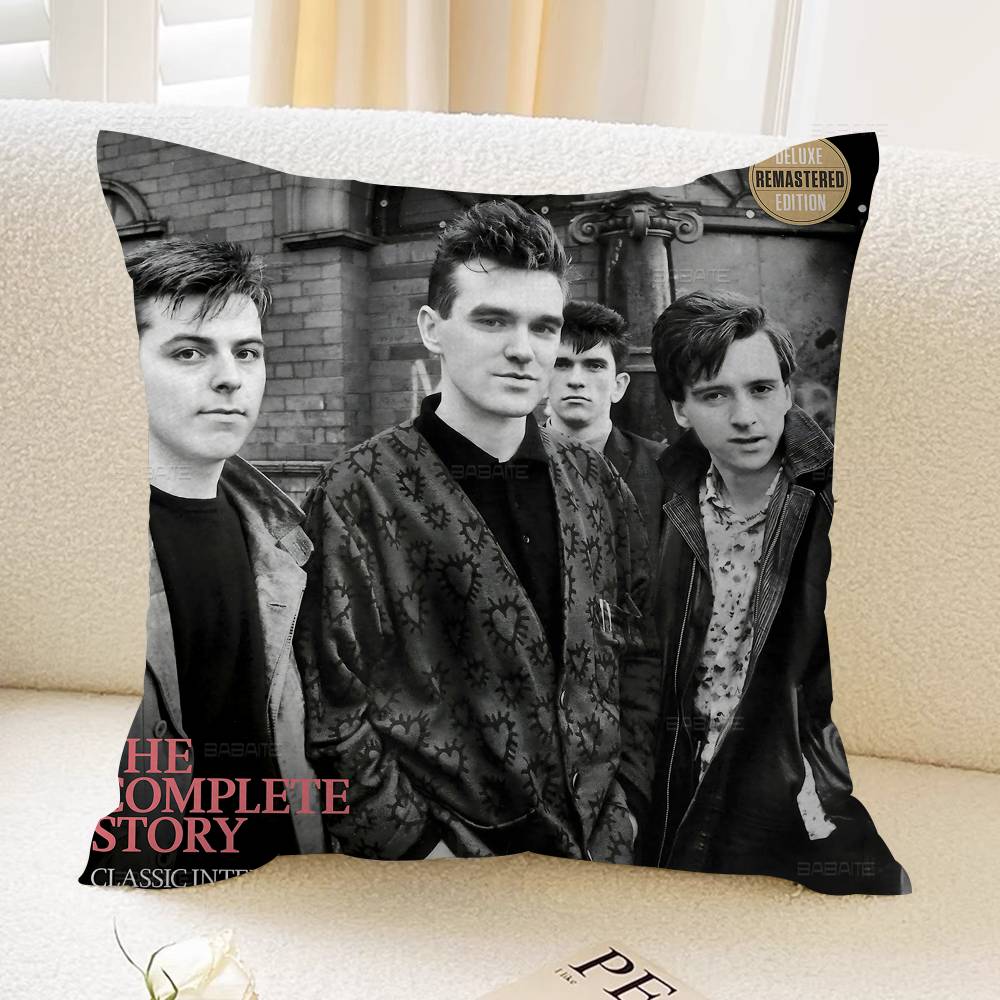 Rock Band S-Smiths Pillow Gift Home Office Decoration Bedroom Sofa Car Cushion Cover Case 45x45