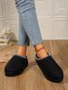 2025 Autumn/Winter Lace Ethnic Style Women's Snow Boots, Plus Size, Thick Cotton