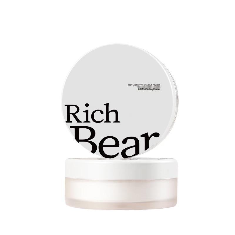 RichBear Fixierpuder: Wasserdicht, Schweißfest, Langanhaltend, Aufhellend, Tonkorrigierend, Mattes Finish loses Puder.
