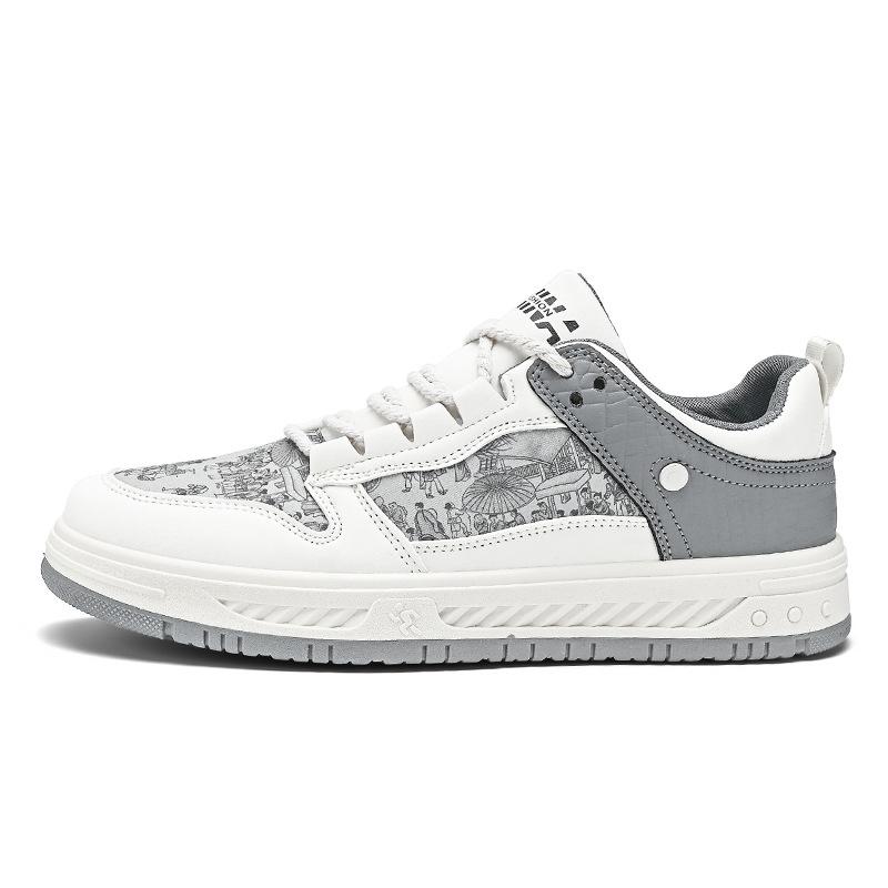 2025 neuer Trend Mode vielseitige Low-Top Board Schuhe Student Frühling atmungsaktive Freizeitschuhe trendige Sportschuhe Männer