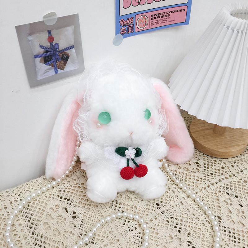 Japanese Jk Plush Rabbit Bag Small Shoulder Cute Cartoon Soft Bag For Daily Use