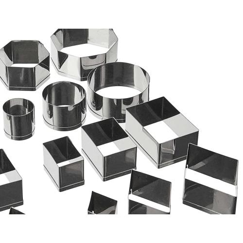 Ateco Basic Cookie Cutter Set of 24 (Stainless Steel)