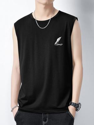 Men's Quick-Dry Ice Silk Tank Top - Cool, Lightweight, Sleeveless Fitness Shirt