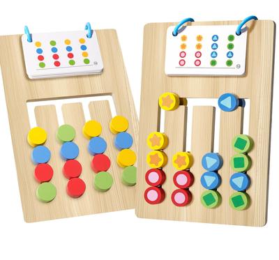 Bacolos Montessori Educational Toy Puzzle for and 6 Year Perfect Birthday Gift for Girls and Brain Training Puzzle for Wooden Finger Early Educational