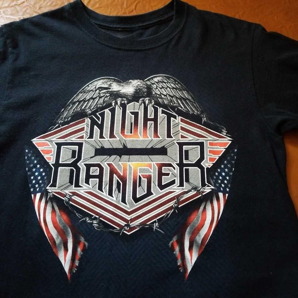 New Night Ranger Band Tour Black Oneside Size S-4XL Shirt Unisex Unisex T-Shirt L