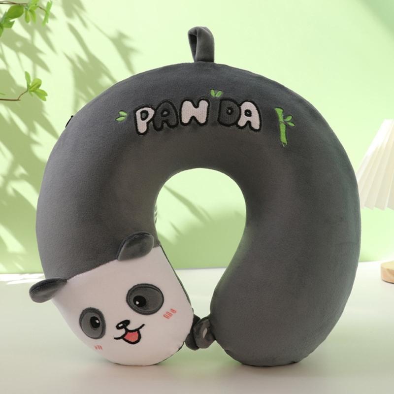 Ushaped Travel Pillow Cartoon Animal Neck Pillows for Travel Office Work Home