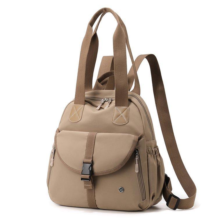 Backpack Nylon Cloth One-shoulder Backpack Lightweight Casual Large Capacity Spring New Fashionable Personality Solid