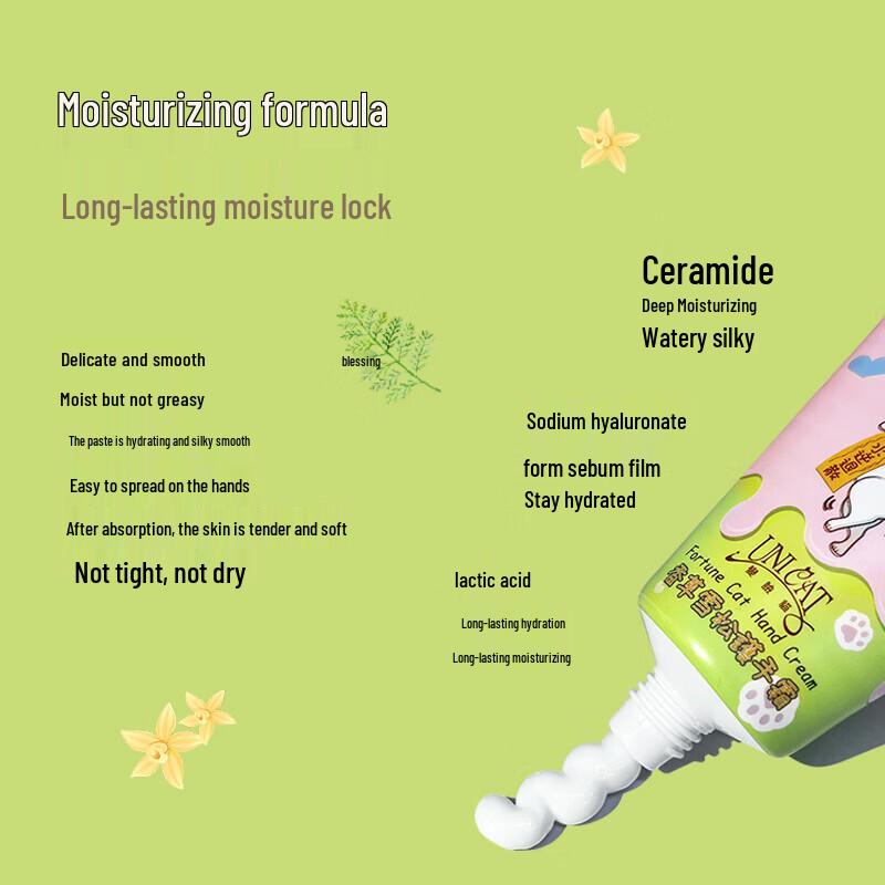 UNI CAT Vanilla Cedar Hydrating Hand Cream