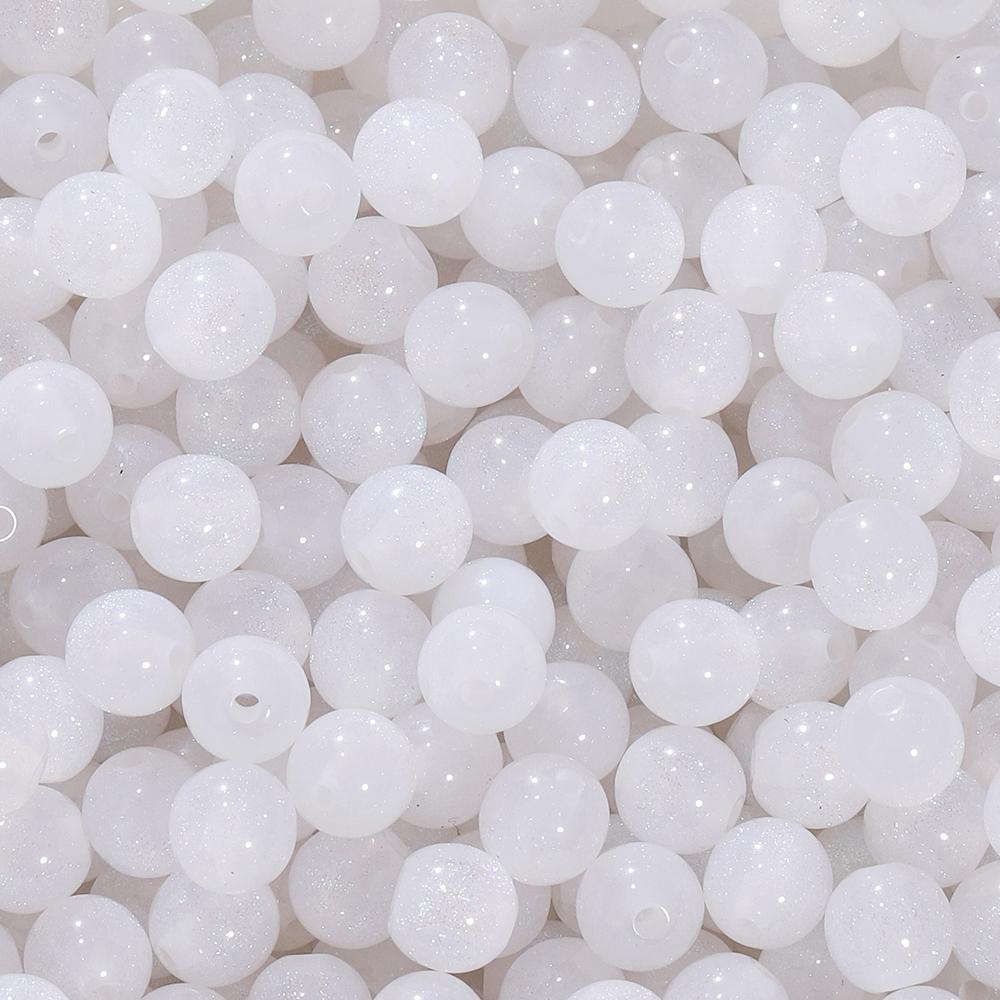 

10/20pcs/Lot 10mm Colorful Resin Round Shape Loose Spacer Beads For Jewelry Making DIY Charms Bracelet Necklace Accessories 10pcs