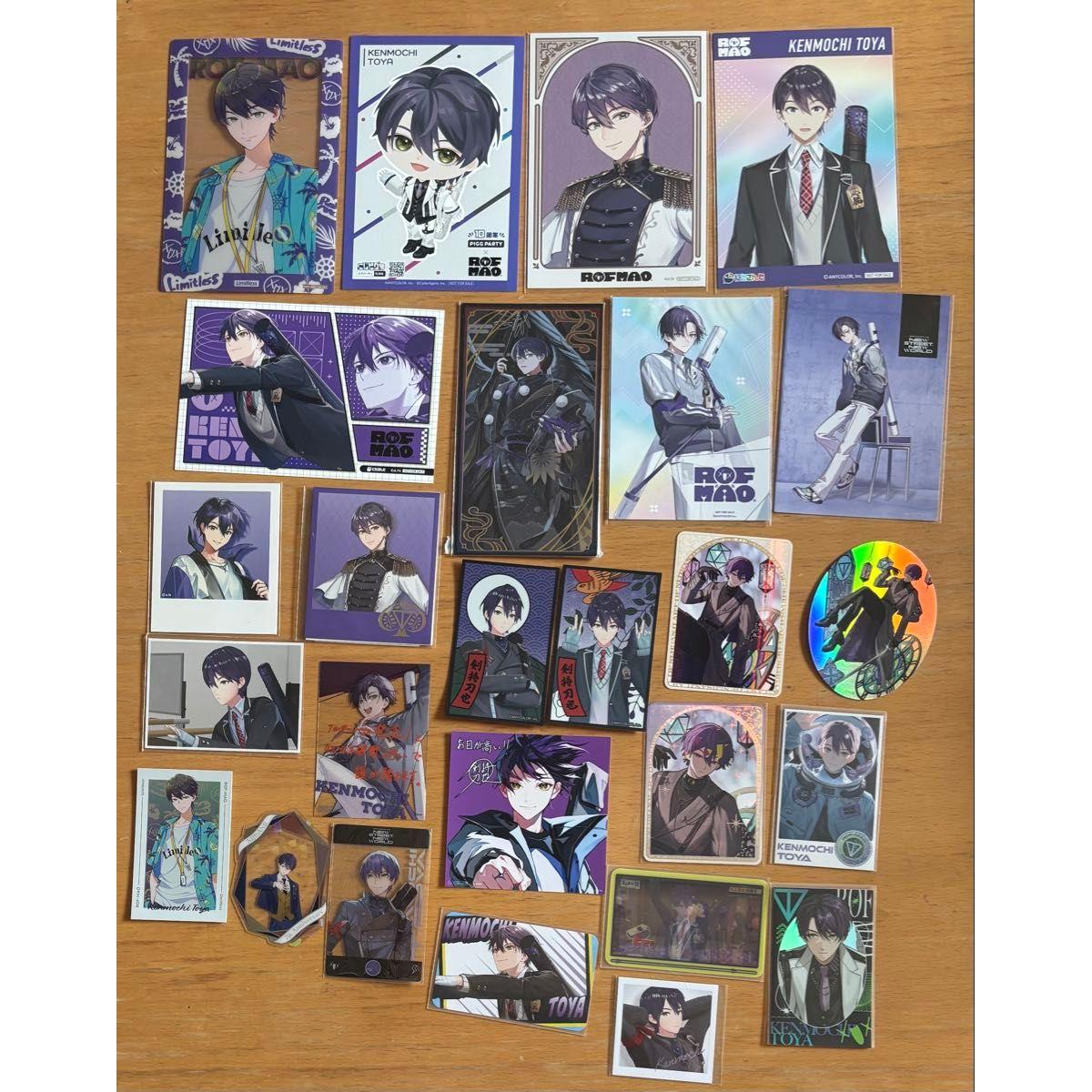 Used Nijisanji Touya Kenmochi Bulk Sale Postcard Cheki