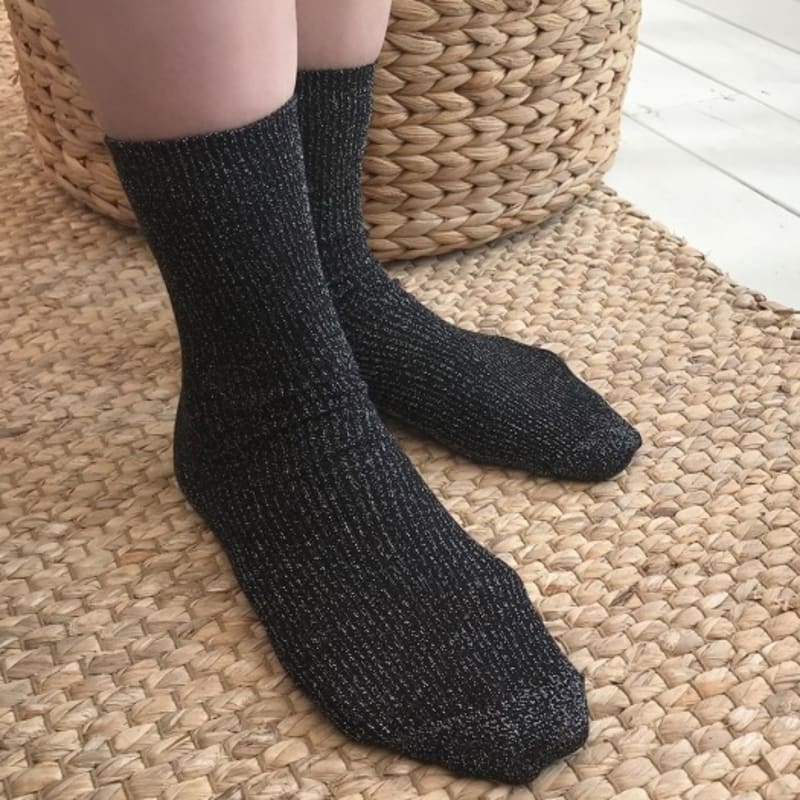 UNBDAY Women's Glitter Socks