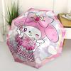 1pc Magic My Melody Automatic Opening and Closing Umbrella - Lightweight 3-Fold Design, Suitable for Fans, Travel, Daily Use - Official Product, Inter