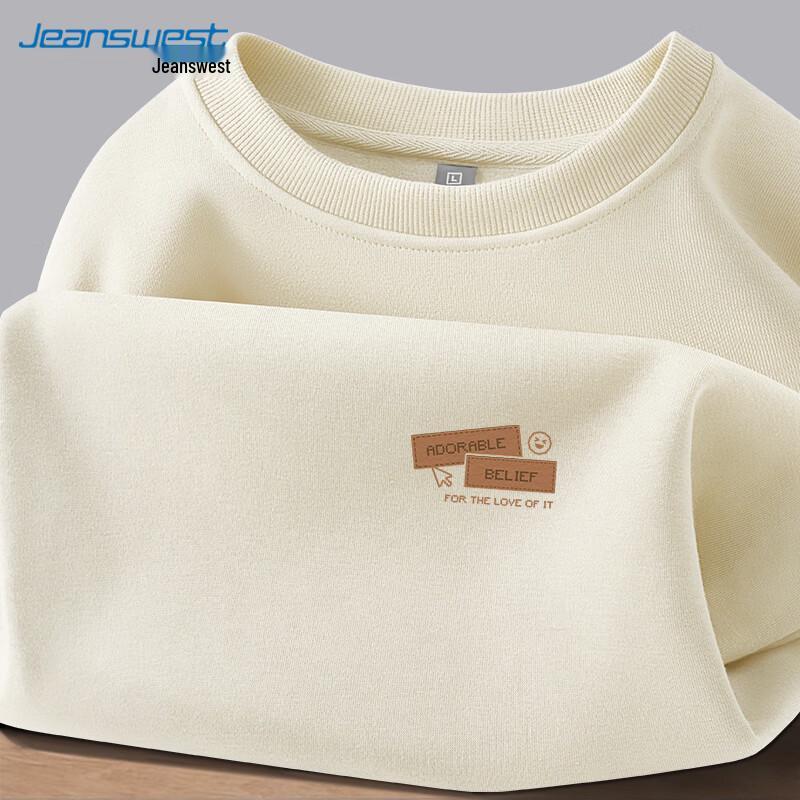 Jeanswest Men's Casual Crewneck Sweatshirt
