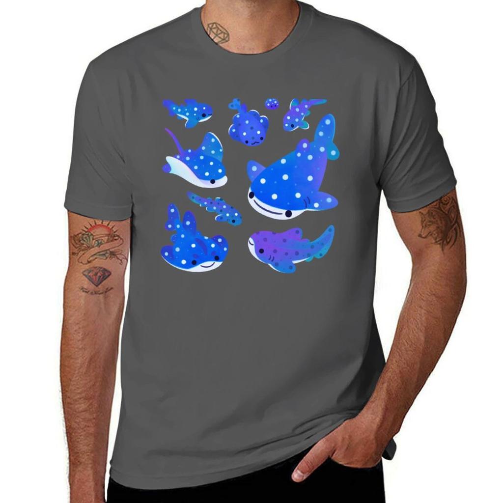 dot Polka shark TShirt Holiday Outdoor TShirt