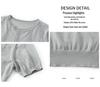 2026 Summer Ice Silk T-Shirt: Fashionable Loose Knit Short Sleeve for Middle-Aged Women