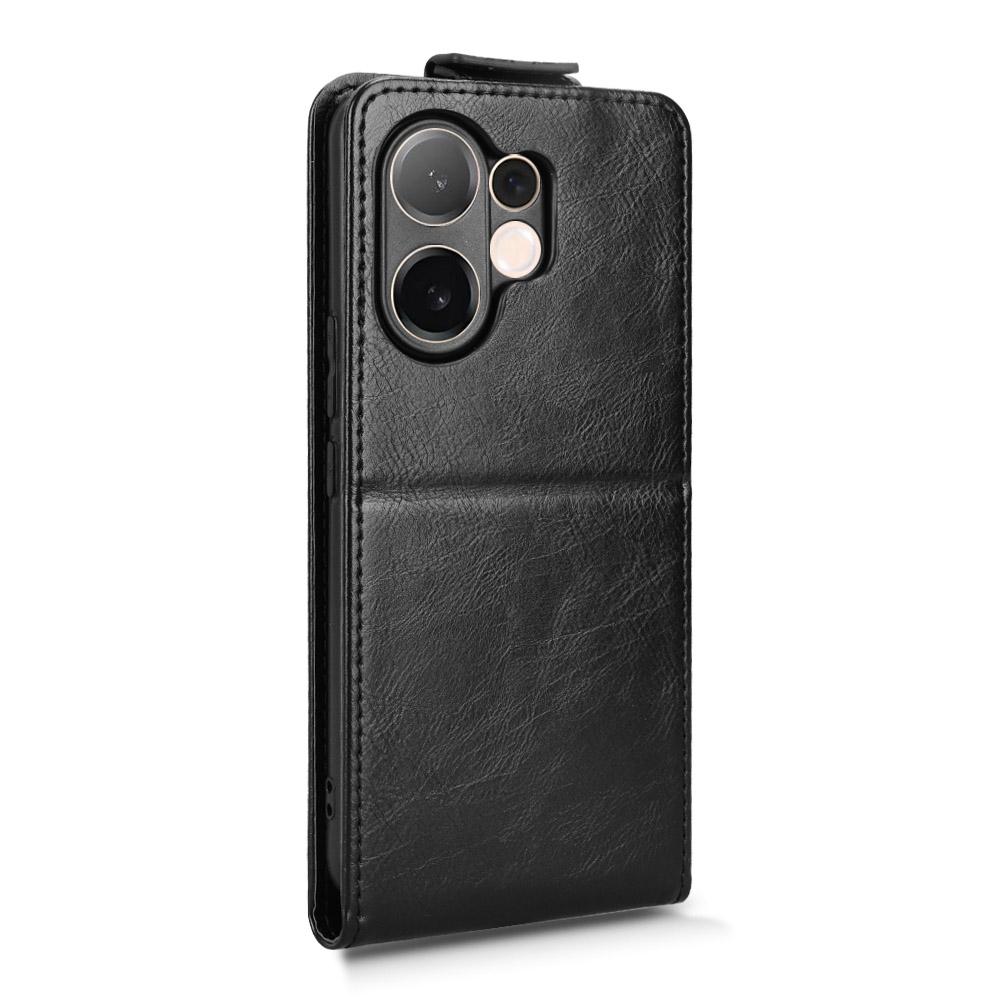 For Vivo V60 5G Stand Case Magnetic Clasp Vertical Flip Leather Phone Cover with Card Holder