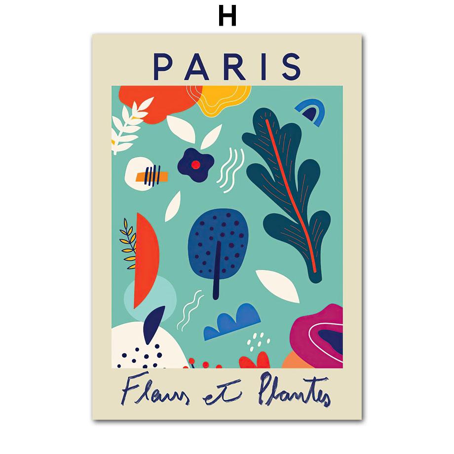 Nordic Poster Und Drucke Abstrakte Bunte Blume Vase Vintage Wand Kunst Leinwand Malerei Wand Bilder Für Wohnzimmer Dekor