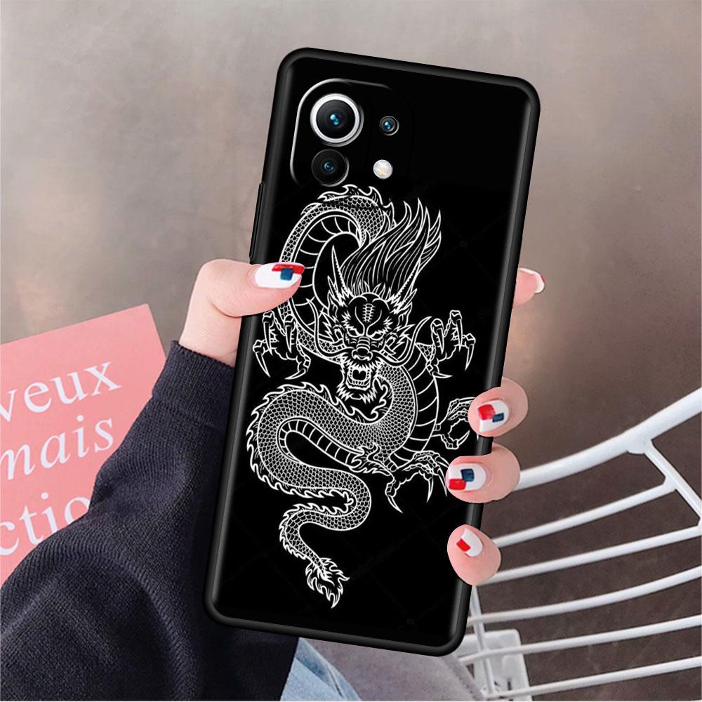Cool Animal Dragon Funda Case For Xiaomi Mi 11 Lite 5G NE 11T Pro 10T 9T Note 10 12 12X 12S Ultra Soft Silicone Capa Phone Cover