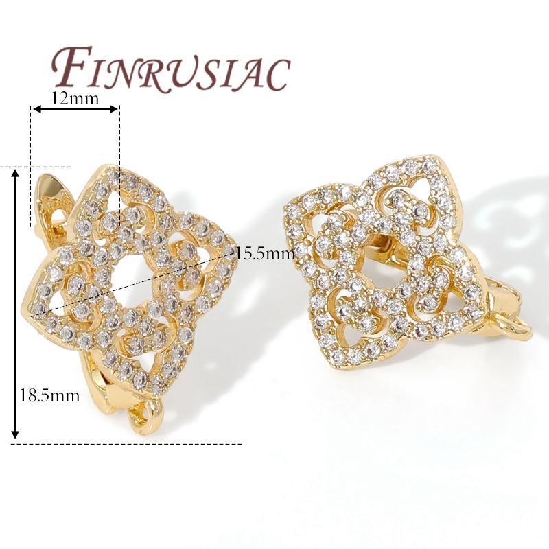 18K Gold Plated French Earring Hooks Clasps,Anti-Allergy Material Schwenzy Fasteners Earwires,DIY Accessories For Earrings