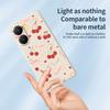 For Xiaomi Redmi Turbo 4 5G/Poco X7 Pro 5G Case Big Bow Cherry Pattern Printing Straight Edge TPU Phone Back Cover