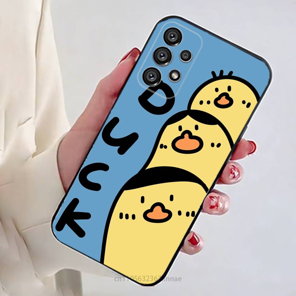 Gelbe Enten Handyhülle für Samsung Galaxy A73,23,53,33,14,24,13,72,22,52,32,54,A34 Weiche Hülle