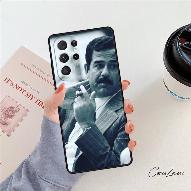 Saddam Hussein Iraq Arabic phone case For Samsung Galaxy S24 S25 S23 S22 Ultra Note 10 20 Plus S20 S21 FE Cover Note10 Pro(Plus)