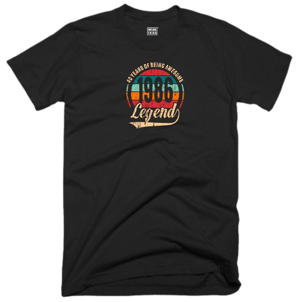 40. Geburtstag Legende T-Shirt 40 Jahre Großartig Vintage 1986 Lustiger Witz Geschenk Oberteil