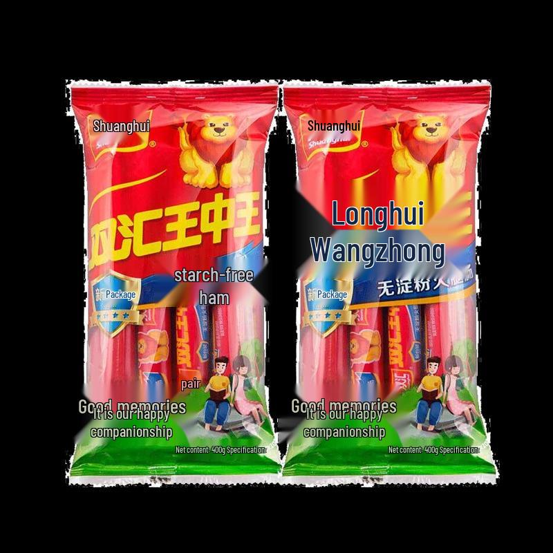 Shuanghui Wang Zhong Wang Starch-Free Ham Sausage (2 x 400g)