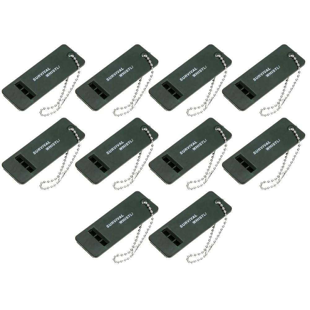 3-Frequency Whistle High Decibel Outdoor Survival Whistle Rescue Signaling First Aid Tool for Hiking Camping Mountaineering