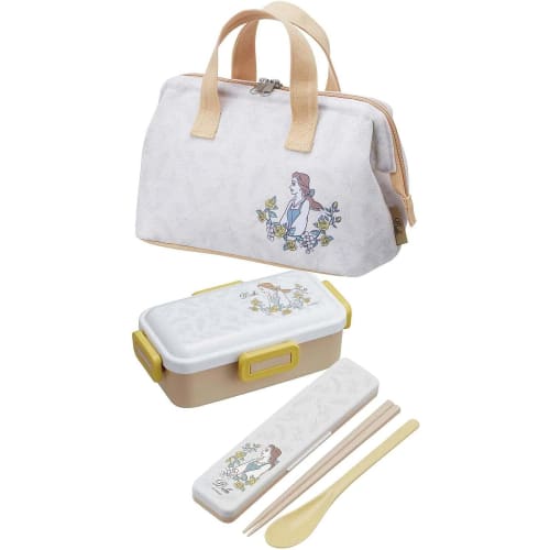 Skater Lunch Bag, Canvas, Insulated, Clasp Closure, Disney Botanical Bell Design, 22 X 12 X 16 Cm, KGAF1