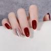 24Pcs French Lemon Yellow Full Cover Coffin False Nails With Glue Seamless Removable Press On Nail Tips For Women