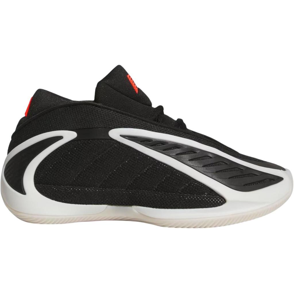 Adidas Ae2 Bequeme Passform Niedrige Top Kinder Basketballschuhe Unisex Sneaker Core-Black JR9377