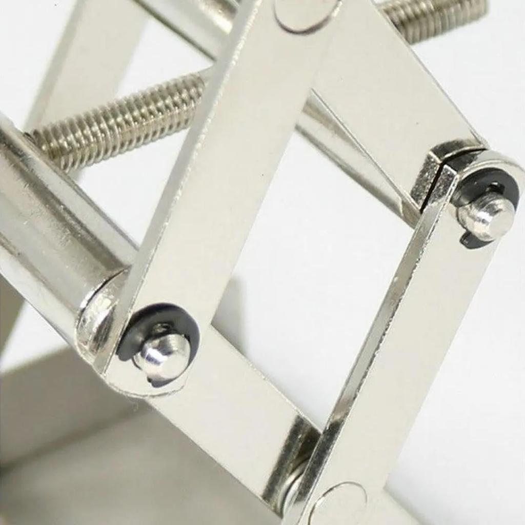 150x150mm Edelstahl-Lifter-Frästisch-Platte Tisch Holzbearbeitungsmaschinen Hebeständer Manuelle Hubplattform Tischlerwerkzeuge