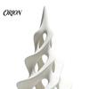 Christmas Table Centerpiece 3D Printed Abstract Spiral Ornaments, Modern Minimalist Tabletop Holiday Ornaments Sculpture, Decorative Hollow-out