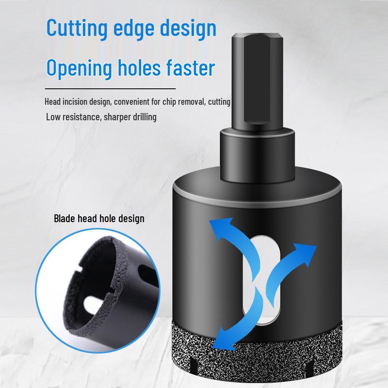 Ceramic Granite Drill Bit for Enlarging Holes in Stone and Tile