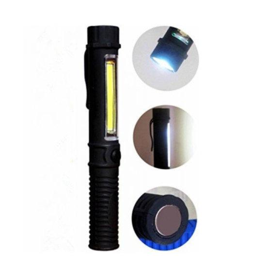 Super Bright COB Pen Light Inspection LED Pocket Work Lamp Flashlight with Clip