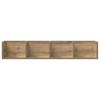 CD Wall Shelf Artisan Oak 100 x 18 x 18 cm Particleboard