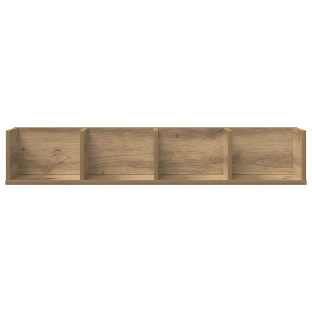 CD Wall Shelf Artisan Oak 100 x 18 x 18 cm Particleboard