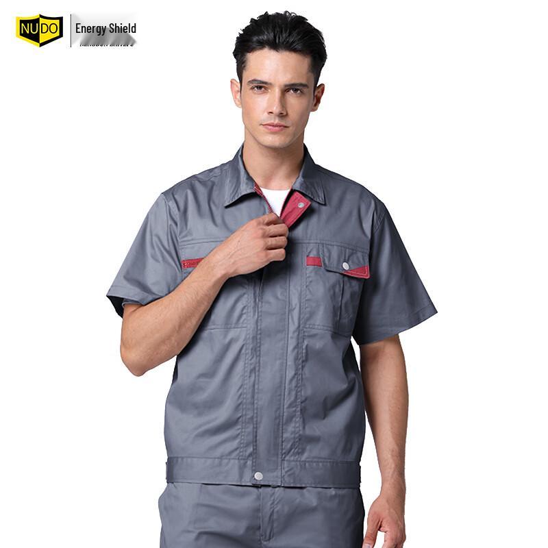 Men s Summer Short-Sleeve Work Uniform Set M