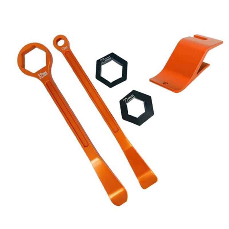 XXR-Tire Change Kit Wrench Set 10Mm/13Mm/22Mm/27Mm/32Mm Tire Lever Tool Spoon Tool Motorcycle Tire Repair Tool