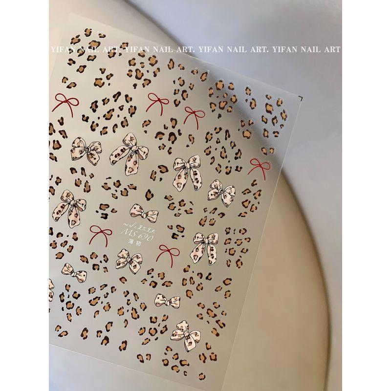 

Yifannail [Леопардовый принт осенью] Сладкий крутой сексуальный стиль Простая наклейка для ногтей с леопардовым принтом J195 J195-1. [Maillard Panther. 1]]