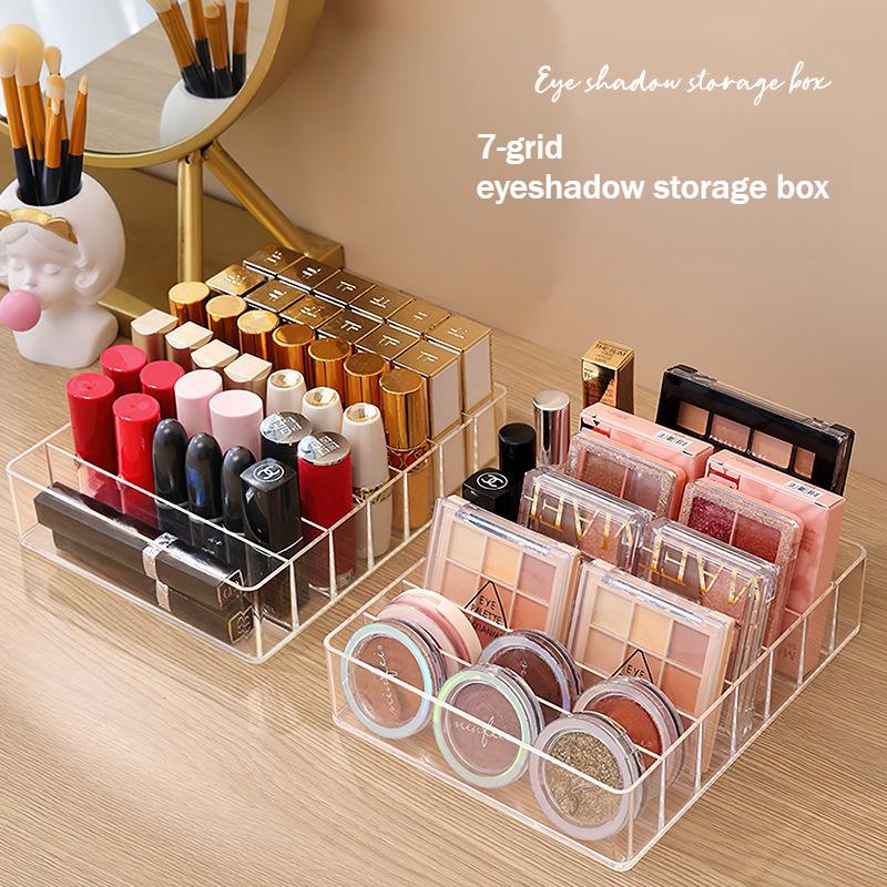 Eyeshadow Palette Organizer Clear Makeup Organiser Eyepowder Storage Tray Lipstick Holder Drawer Cosmetics Organizer For Women