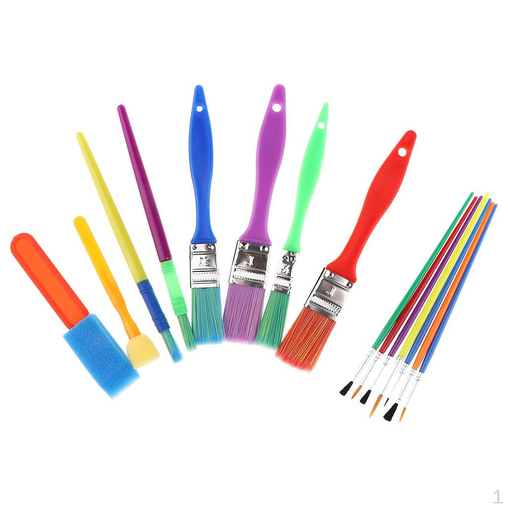 

15 Pieces Assorted Painting Brushes Kids Kits Early