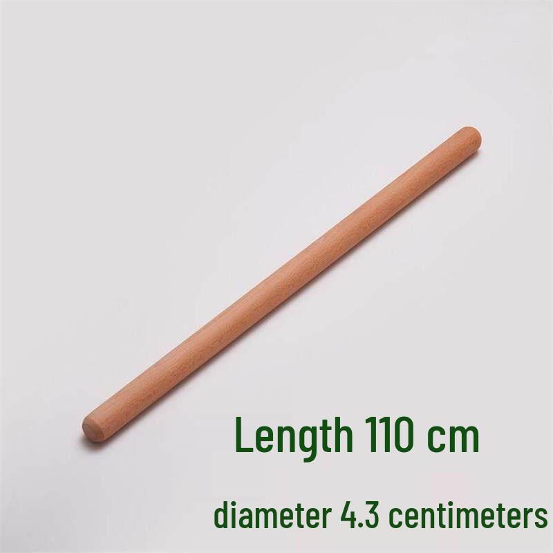 Extra-Long Solid Wood Rolling Pin Set