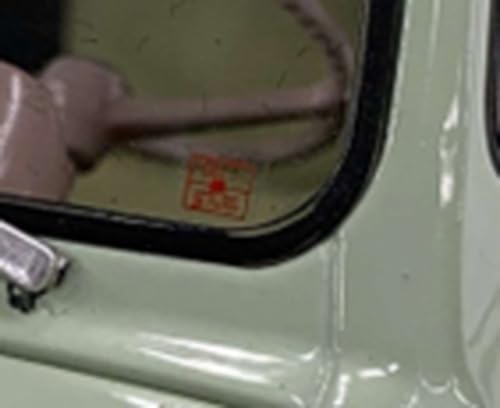 Kyosho Original 1/18 Scale Fiat Nuova 500 Elaborazione Abarth Record (Green Clear) Finished Product KS08966ALG