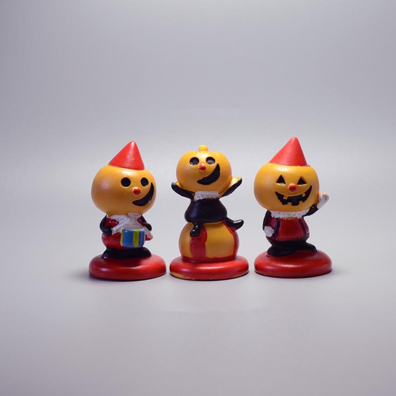 Jackman Ghost Pumpkin Lamp Clown Micro Landscape Decorative Ornaments Halloween Diy Accessories Mini Micro Landscape Decoration