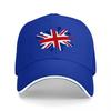 Union Jack Flag Embroidered Black Baseball Cap Classic British Design Adjustable Fit for Men and Women