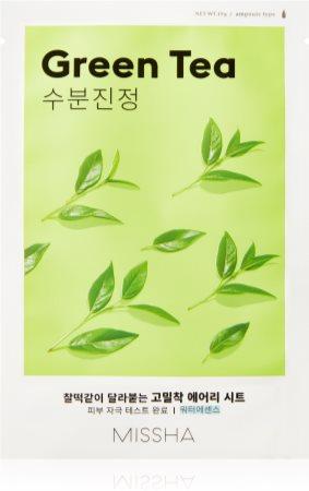 

masque apaisant en tissu au thé vert TU прозрачный