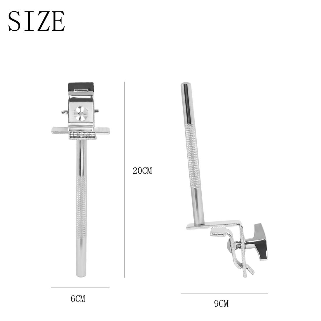 

IRIN Cowbell Holder Clamp Support Metal Stand Adjustable Cowbell Holder Connector Cattle Bell Percussion Instrument Parts