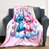 1Pc Lilo Stitch Tropical Adventure Blanket For Couch Bed Plush Cozy Fuzzy Blanket Super Soft Warm Blankets For Fall And Winter 091884